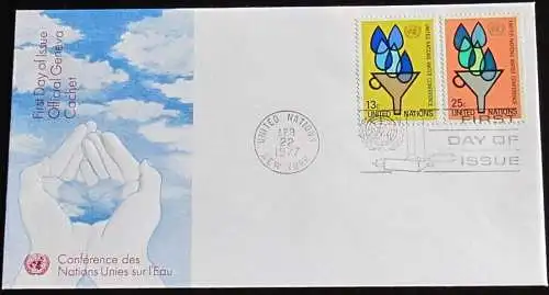 UNO NEW YORK 1977 Mi-Nr. 305/06 FDC
