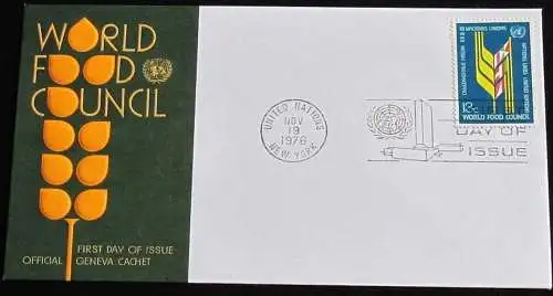 UNO NEW YORK 1976 Mi-Nr. 301 FDC