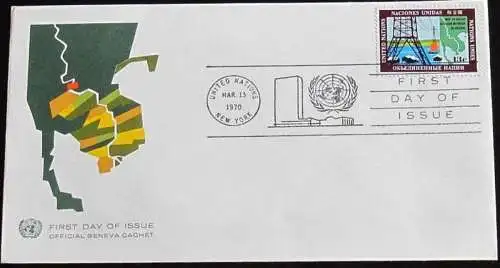 UNO NEW YORK 1970 Mi-Nr. 223 FDC