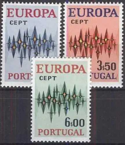 PORTUGAL 1972 Mi-Nr. 1166/68 ** MNH - CEPT