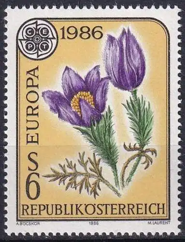 ÖSTERREICH 1986 Mi-Nr. 1848 ** MNH - CEPT