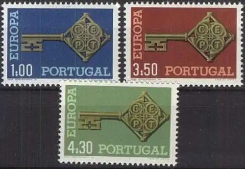 PORTUGAL 1968 Mi-Nr. 1051/53 ** MNH - CEPT