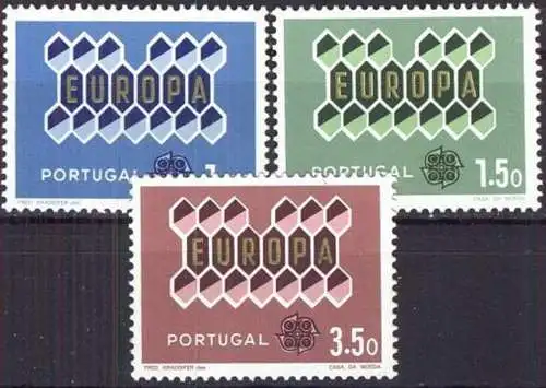 PORTUGAL 1962 Mi-Nr. 927/29 ** MNH - CEPT