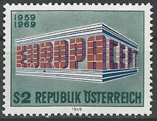 ÖSTERREICH 1969 Mi-Nr. 1291 ** MNH - CEPT