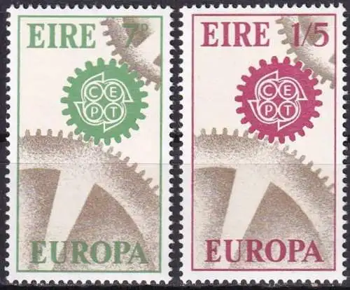 IRLAND 1967 Mi-Nr.192/93 ** MNH - CEPT