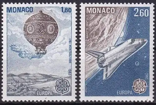 MONACO 1983 Mi-Nr. 1579/80 ** MNH - CEPT