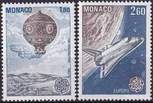 MONACO 1983 Mi-Nr. 1579/80 ** MNH - CEPT