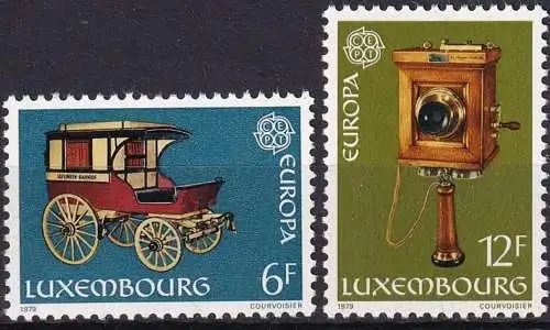 LUXEMBURG 1979 Mi-Nr. 987/88 ** MNH