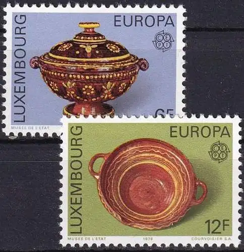 LUXEMBURG 1976 Mi-Nr. 928/29 ** MNH