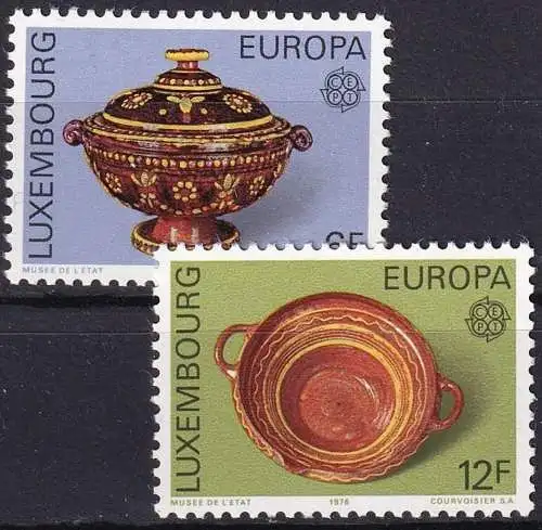 LUXEMBURG 1976 Mi-Nr. 928/29 ** MNH