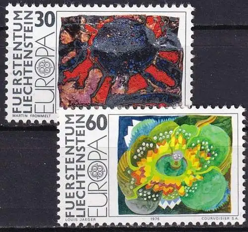 LIECHTENSTEIN 1975 Mi-Nr. 623/24 ** MNH - CEPT