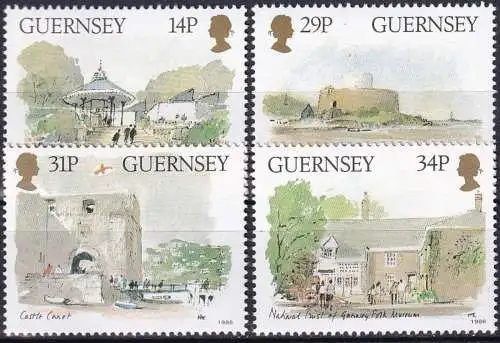 GUERNSEY 1986 Mi-Nr. 369/72 ** MNH