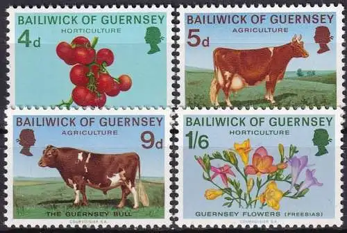 GUERNSEY 1970 Mi-Nr. 31/34 ** MNH