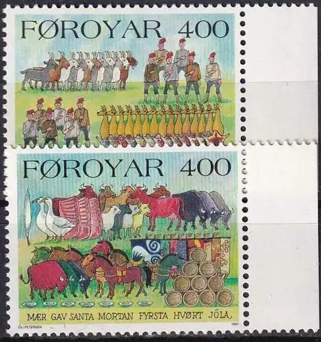 FÄRÖER 1994 Mi-Nr. 270/71 ** MNH