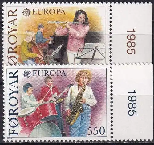 FÄRÖER 1985 Mi-Nr. 116/17 ** MNH