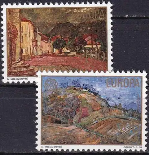 JUGOSLAWIEN 1977 Mi-Nr. 1684/85 ** MNH - CEPT