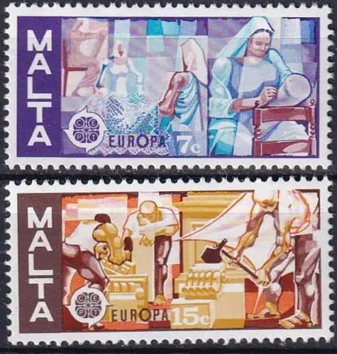 MALTA 1976 Mi-Nr. 532/33 ** MNH