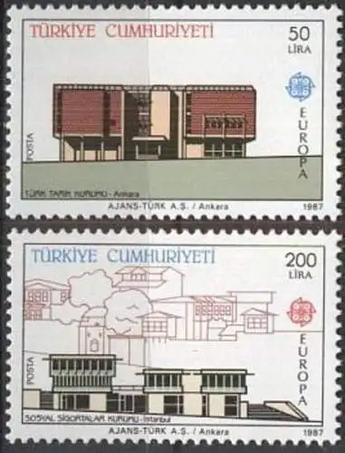 TÜRKEI 1987 Mi-Nr. 2777/78 ** MNH - CEPT