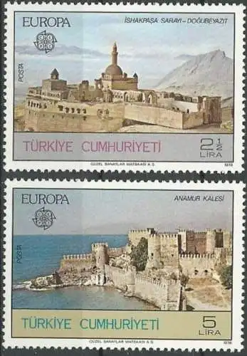 TÜRKEI 1978 Mi-Nr. 2443/44 ** MNH - CEPT