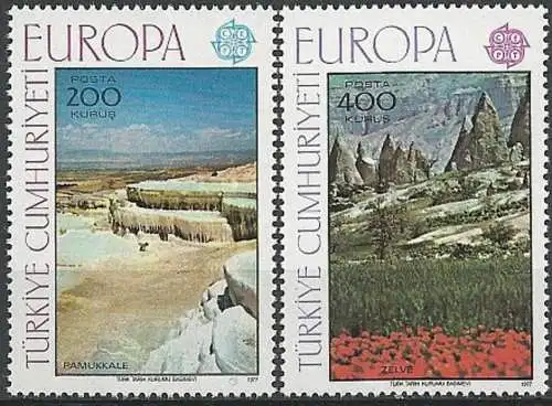 TÜRKEI 1977 Mi-Nr. 2415/16 ** MNH - CEPT