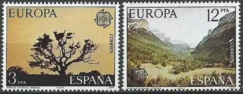 SPANIEN 1977 Mi-Nr. 2299/00 ** MNH - CEPT