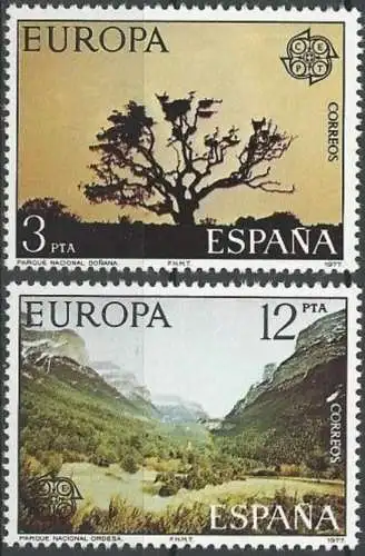 SPANIEN 1977 Mi-Nr. 2299/00 ** MNH - CEPT