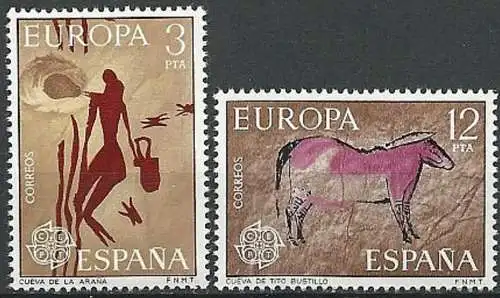 SPANIEN 1975 Mi-Nr. 2151/52 ** MNH - CEPT