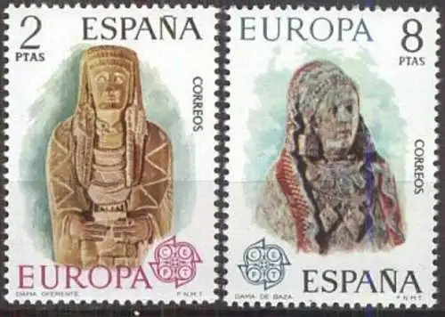SPANIEN 1974 Mi-Nr. 2072/73 ** MNH -  CEPT