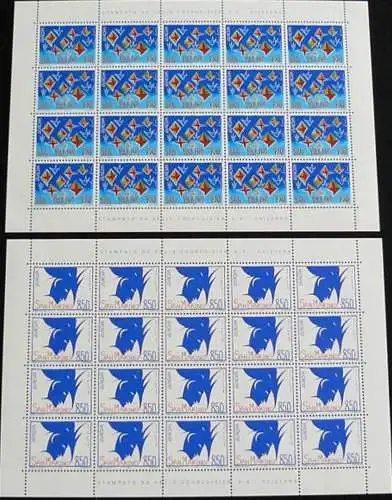 SAN MARINO 1993 Mi-Nr. 1523/24 Kleinbogen ** MNH - CEPT