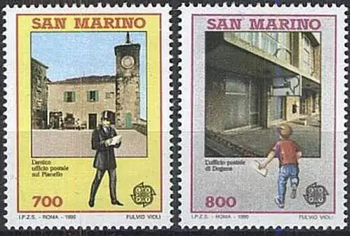 SAN MARINO 1990 Mi-Nr. 1432/33 ** MNH - CEPT