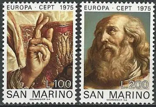 SAN MARINO 1975 Mi-Nr. 1088/89 ** MNH - CEPT