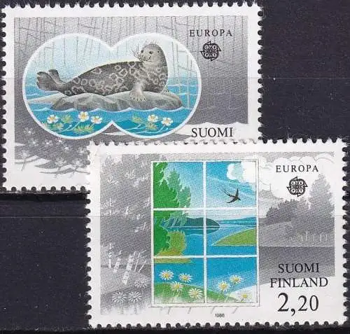 FINNLAND 1986 Mi-Nr. 985/86 ** MNH
