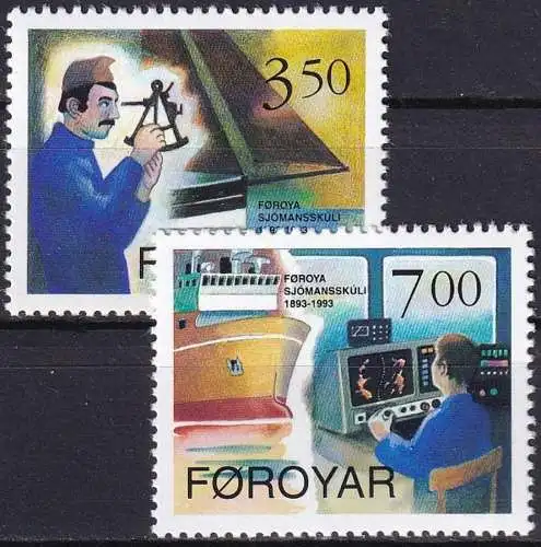 FÄRÖER 1994 Mi-Nr. 264/65 ** MNH