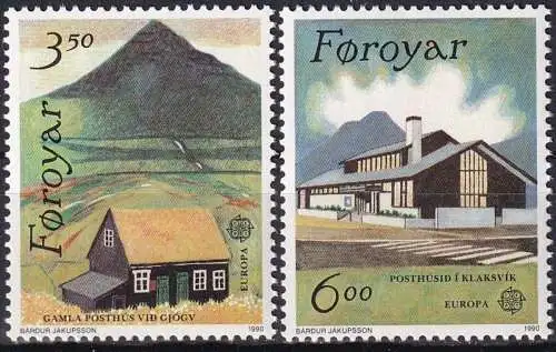 FÄRÖER 1990 Mi-Nr. 198/99 ** MNH - CEPT