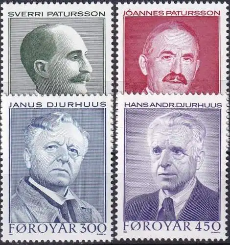 FÄRÖER 1984 Mi-Nr. 99/02 ** MNH