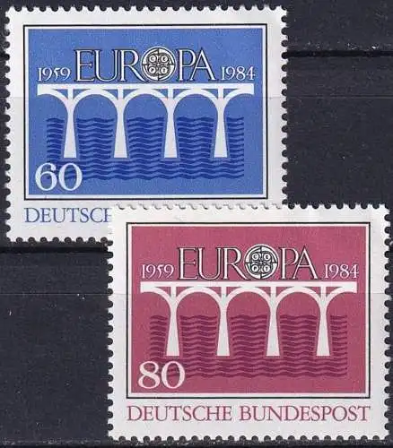 DEUTSCHLAND 1984 Mi-Nr. 1210/11 ** MNH - CEPT