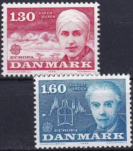 DÄNEMARK 1980 Mi-Nr. 699/00 ** MNH - CEPT