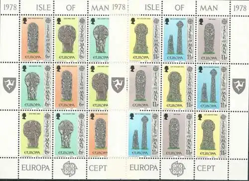 ISLE OF MAN 1978 Mi-Nr. 122/27 Kleinbogen ** MNH