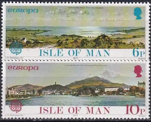 ISLE OF MAN 1977 Mi-Nr. 95/96 ** MNH - CEPT