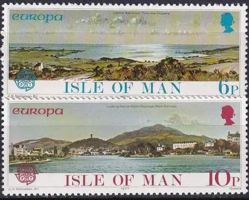 ISLE OF MAN 1977 Mi-Nr. 95/96 ** MNH - CEPT