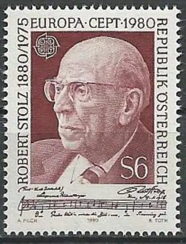 ÖSTERREICH 1980 Mi-Nr. 1652 ** MNH - CEPT