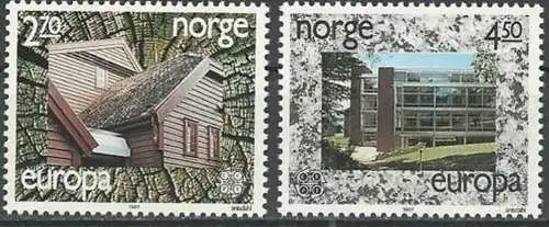 NORWEGEN 1987 Mi-Nr. 965/66 ** MNH - CEPT