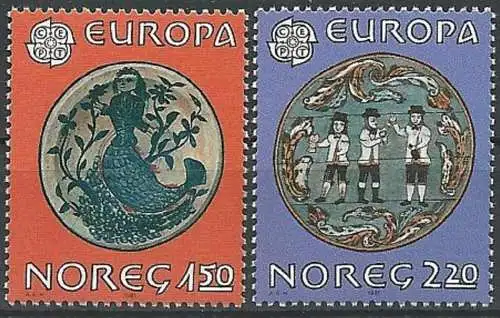 NORWEGEN 1981 Mi-Nr. 836/37 ** MNH - CEPT