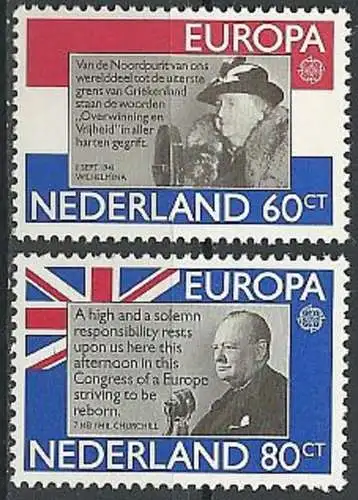 NIEDERLANDE 1980 Mi-Nr. 1168/69 ** MNH - CEPT