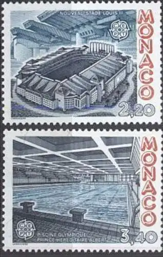 MONACO 1987 Mi-Nr. 1794/95 ** MNH - CEPT