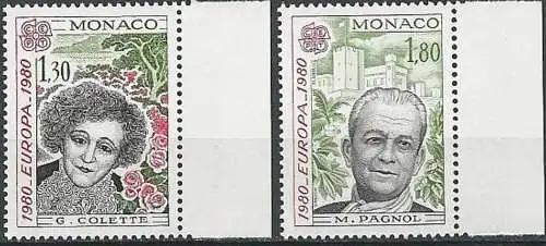 MONACO 1980 Mi-Nr. 1421/22 ** MNH