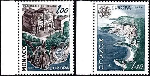 MONACO 1978 Mi-Nr. 1319/20 ** MNH