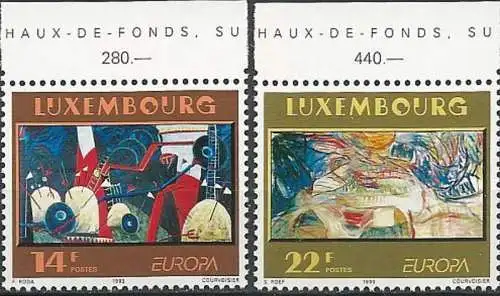 LUXEMBURG 1993 Mi-Nr. 1318/19 ** MNH