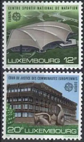 LUXEMBURG 1987 Mi-Nr. 1174/75 ** MNH - CEPT