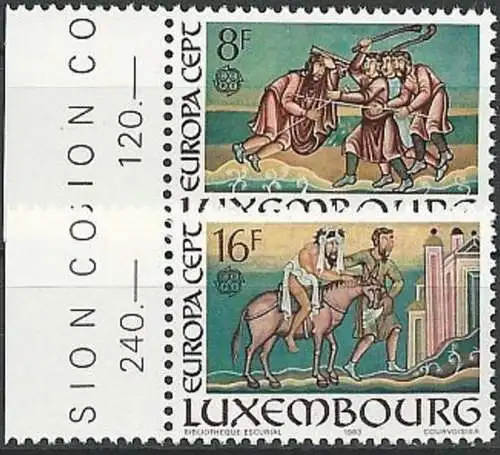 LUXEMBURG 1983 Mi-Nr. 1074/75 ** MNH